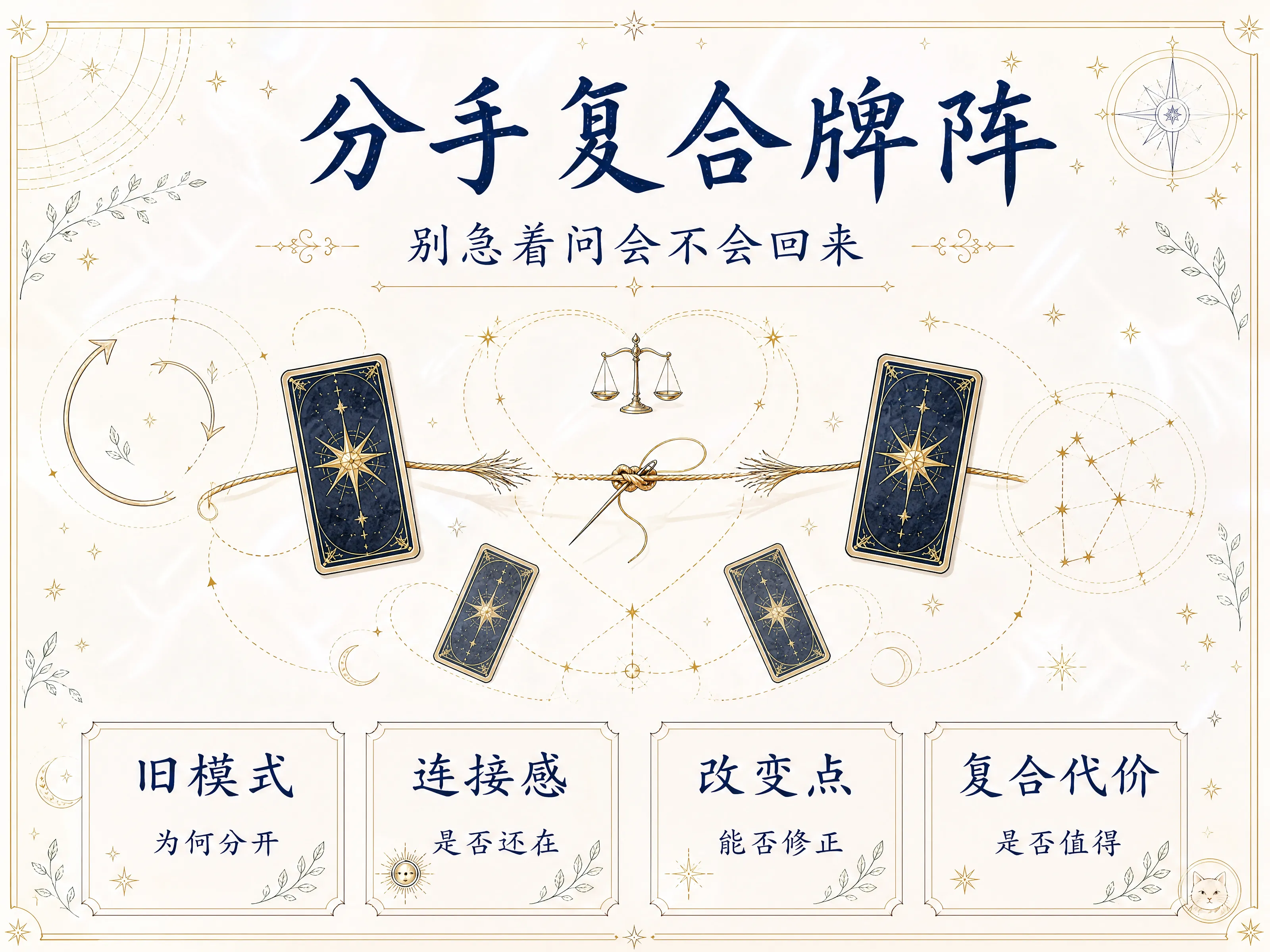 分手复合牌阵：别急着问会不会回来